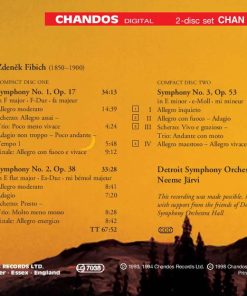 Fibich* - Detroit Symphony Orchestra, Neeme Järvi-1