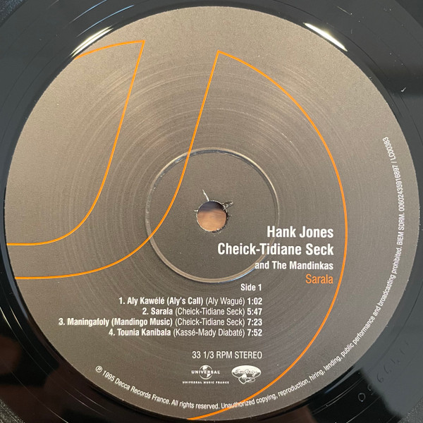 Hank Jones Meets Cheick-Tidiane Seck* And The Mandinkas-2