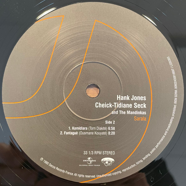 Hank Jones Meets Cheick-Tidiane Seck* And The Mandinkas-3