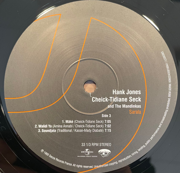 Hank Jones Meets Cheick-Tidiane Seck* And The Mandinkas-4