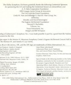 Lowell Liebermann - Eugenia Zukerman, Andrew Litton, Dallas Symphony Orchestra & Chorus*-3
