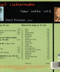 Lowell Liebermann, David Korevaar-1
