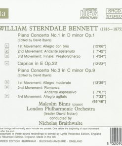 William Sterndale Bennett, Malcolm Binns, London Philharmonic Orchestra, Nicholas Braithwaite-1