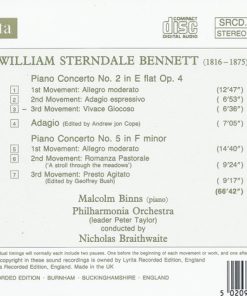 William Sterndale Bennett, Malcolm Binns, Philharmonia Orchestra, Nicholas Braithwaite-1
