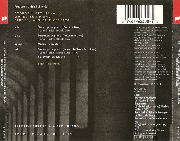 György Ligeti - Pierre-Laurent Aimard-1