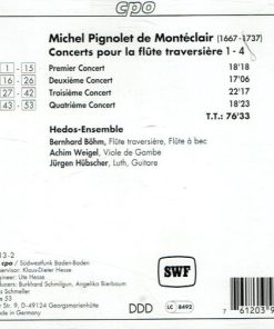 Michel Pignolet de Montéclair, Hedos-Ensemble-1