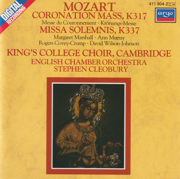 Wolfgang Amadeus Mozart, English Chamber Orchestra, The King's College Choir Of Cambridge, Stephen Cleobury-0