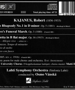 Robert Kajanus - Lahti Symphony Orchestra, Osmo Vänskä-1