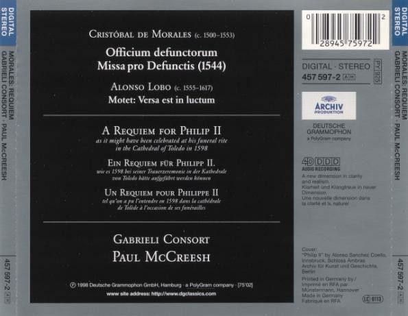 Morales* – Gabrieli Consort, Paul McCreesh-1