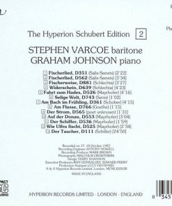 Franz Schubert, Stephen Varcoe, Graham Johnson (2)-2