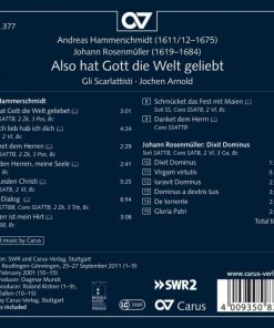 Andreas Hammerschmidt – Gli Scarlattisti • Jochen Arnold-1
