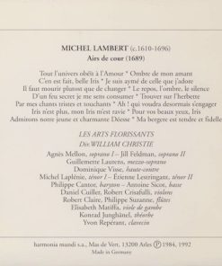 Lambert* • William Christie • Les Arts Florissants-1