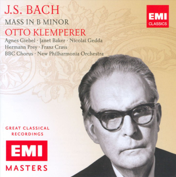 J.S. Bach* - Agnes Giebel · Janet Baker · Nicolai Gedda · Hermann Prey · Franz Crass · BBC Chorus* · New Philharmonia Orchestra · Otto Klemperer-0