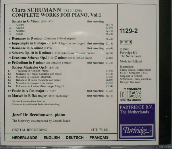 Clara Schumann, Jozef De Beenhouwer-1