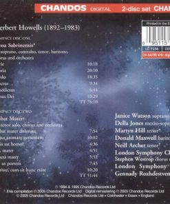 Herbert Howells - Janice Watson, Della Jones, Martyn Hill, Donald Maxwell, Neill Archer, London Symphony Chorus, London Symphony Orchestra, Gennadi Rozhdestvensky-2