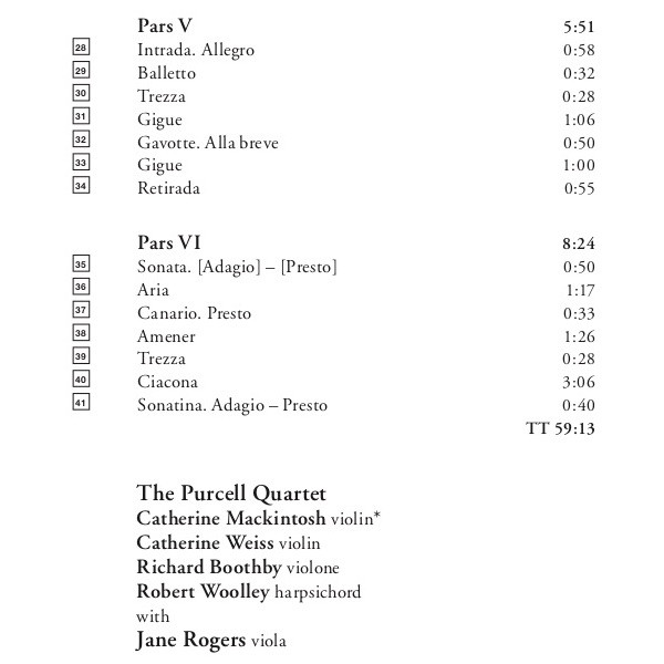 The Purcell Quartet, Heinrich Biber*-4