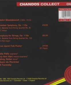 Dmitri Shostakovich - Nadia Pelle, Mary Ann Hart (2), Rodney Nolan, I Musici De Montréal, Yuli Turovsky-1