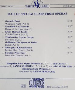 Hungarian State Opera Orchestra, Hungarian State Orchestra, Janos Sandor, Adam Fischer (2), János Ferencsik-1