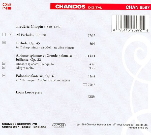 Chopin* - Louis Lortie-1