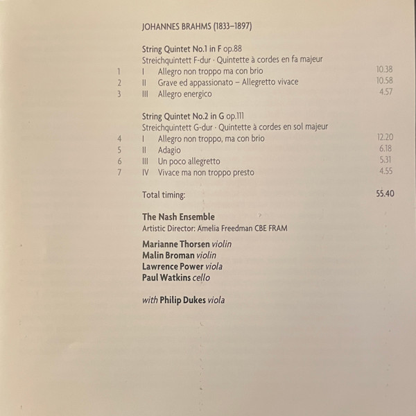 Brahms* - The Nash Ensemble-4