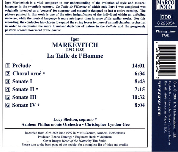 Igor Markevitch, Lucy Shelton, The Arnhem Philharmonic Orchestra • Christopher Lyndon-Gee-1