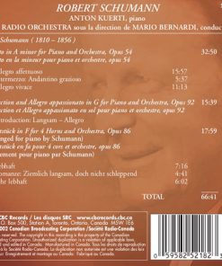 Robert Schumann, Anton Kuerti, CBC Radio Orchestra*, Mario Bernardi (2)-1