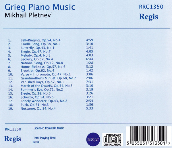 Mikhail Pletnev - Edvard Grieg-1