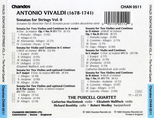 Vivaldi* - The Purcell Quartet-1