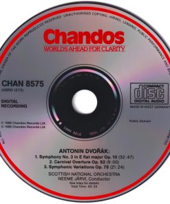 Dvořák*, Scottish National Orchestra* Conducted By Neeme Järvi-2