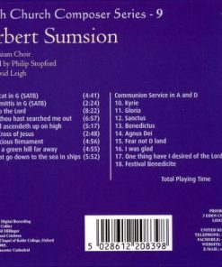Herbert Sumsion, The Ecclesium Choir Conducted By Philip Stopford-1
