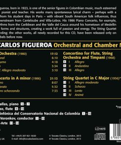 Luis Carlos Figueroa - Wilson Casallas, Bryan Muñoz, Orquesta Sinfónica Del Conservatorio Nacional De Colombia*, Guerassim Voronkov, Cuarteto Q-Arte-1