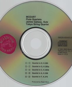 James Galway, Tokyo String Quartet, Mozart*-2