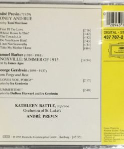 Kathleen Battle, Toni Morrison, Samuel Barber, George Gershwin, Orchestra Of St. Luke's, André Previn-3