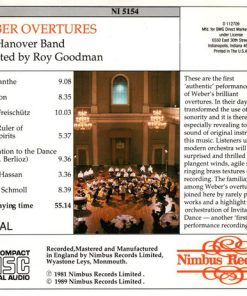 Weber*, The Hanover Band*, Roy Goodman-1