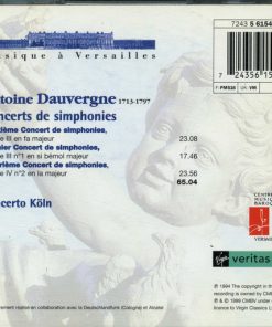 Antoine Dauvergne, Concerto Köln-1