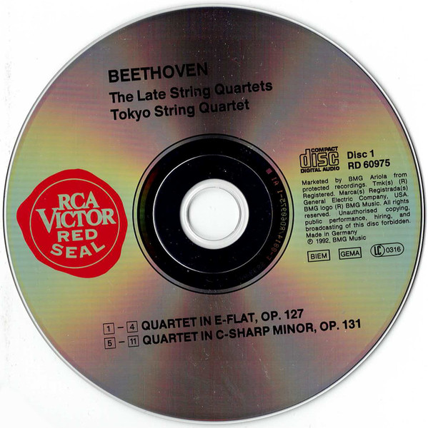 Beethoven* - Tokyo String Quartet-2