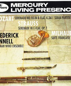 Mozart*, Strauss*, Milhaud*, Eastman Wind Ensemble, Frederick Fennell-0