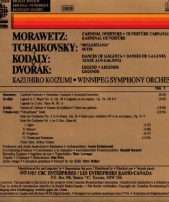 Morawetz* / Tchaikovsky* / Kodály* / Dvořák* / Winnipeg Symphony Orchestra, Kazuhiro Koizumi-1