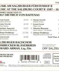 Salzburger Bachchor, Innsbrucker Bläserkreis, Howard Arman-1