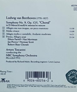 Beethoven*, Farrell*, Merriman*, Peerce*, Scott*, Robert Shaw Chorale*, Arturo Toscanini, NBC Symphony Orchestra-1