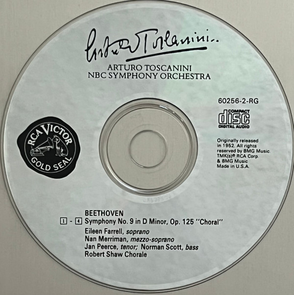Beethoven*, Farrell*, Merriman*, Peerce*, Scott*, Robert Shaw Chorale*, Arturo Toscanini, NBC Symphony Orchestra-2
