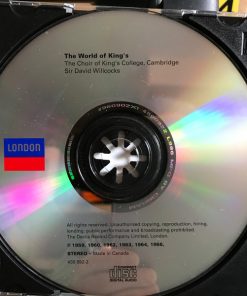 King's College Choir, Cambridge*, Sir David Willcocks*, Allegri*, Handel*, Byrd*, Tallis*, Palestrina*, Bach*, Vivaldi*, Gibbons*-2