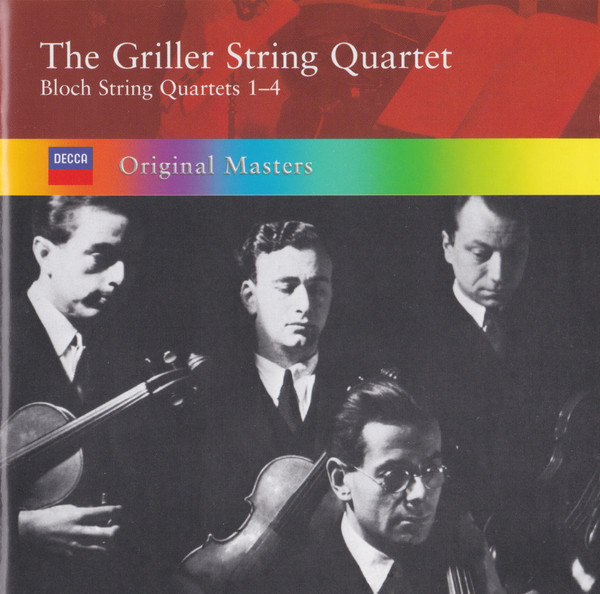 The Griller String Quartet, Bloch*-0