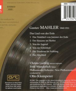 Otto Klemperer, Christa Ludwig, Fritz Wunderlich, New Philharmonia Orchestra, Philharmonia Orchestra-1