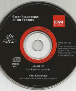 Otto Klemperer, Christa Ludwig, Fritz Wunderlich, New Philharmonia Orchestra, Philharmonia Orchestra-2