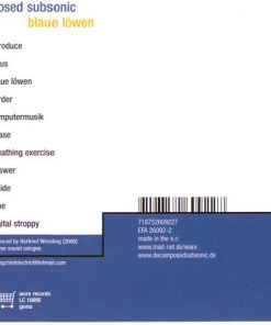 Decomposed Subsonic-1
