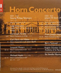 Telemann* · Cherubini* · Förster* · Weber* · L. Mozart* · M. Haydn* · Punto* · F.J. Haydn* – Barry Tuckwell, Academy Of St Martin in the Fields*, English Chamber Orchestra, Neville Marriner*-1