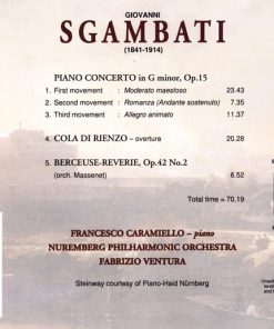 Giovanni Sgambati, Francesco Caramiello, Nürnberger Philharmoniker, Fabrizio Ventura (2)-1