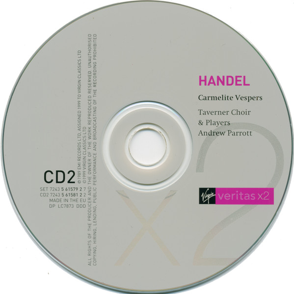 Georg Friedrich Händel - Taverner Consort, Choir & Players, Andrew Parrott-4