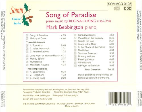 Reginald King, Mark Bebbington-1